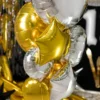 Rund Folie Ballon, 59 cm, Sølv