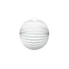 Rund Papirlanterne i Hvid, 25 cm