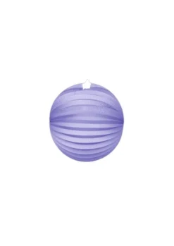 Rund Papirlanterne I Lavendel, 25cm