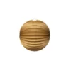 Rund Papirlanterne i Metallic Guld, 25 cm
