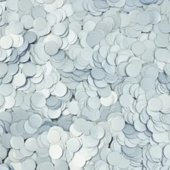 Rund Satin Lyseblå Konfetti 1 cm, 14gr