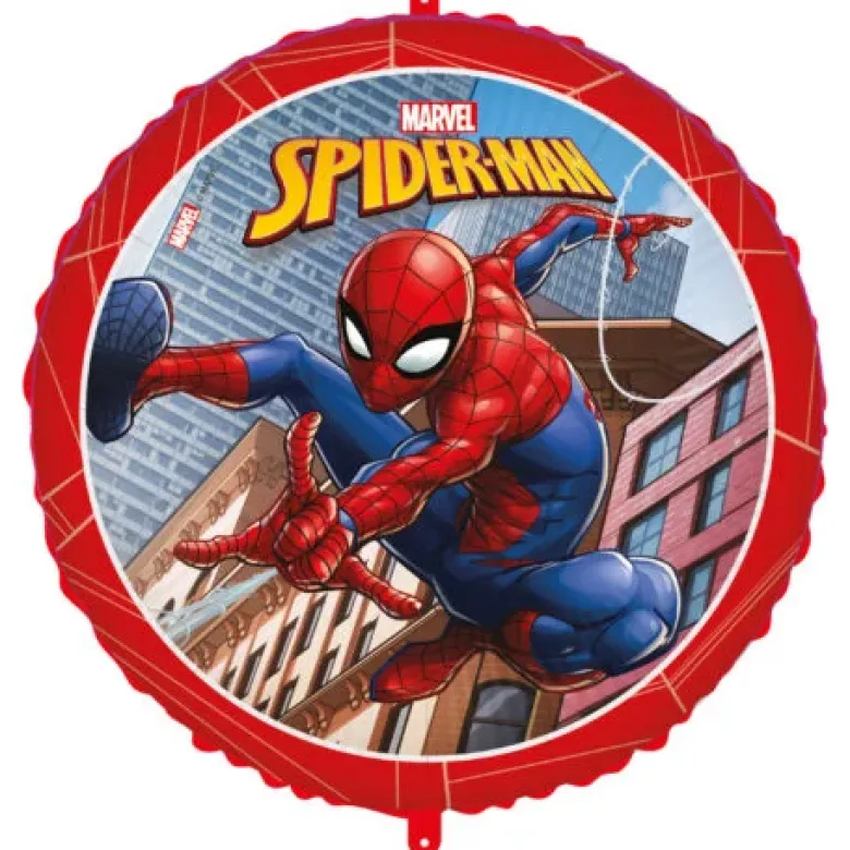 Rund Spider-Man Ballon, 46 cm