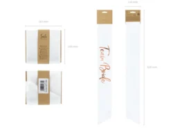 Sash Team Bride, Hvid, 75 cm