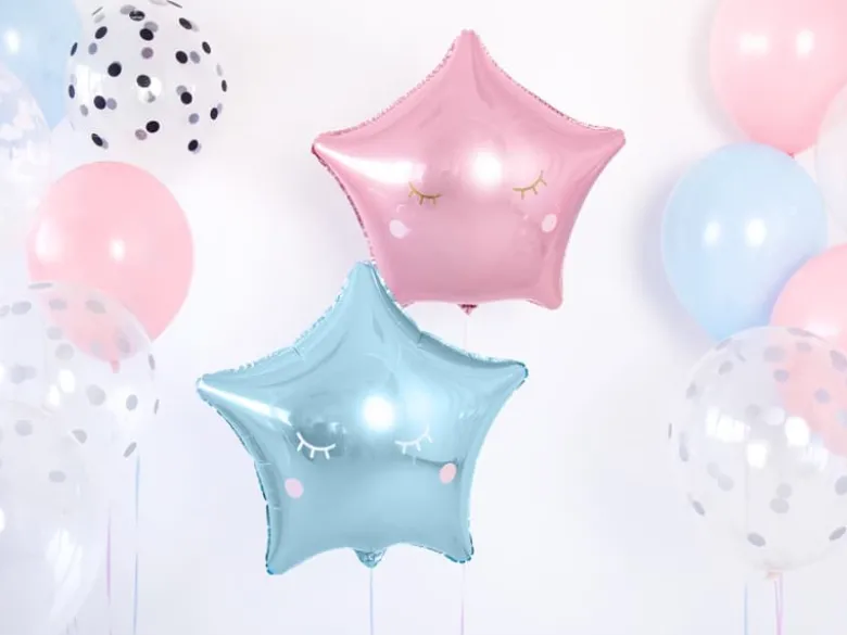 Søde Ballon Klistermærker "Little Star", 6 stk.