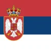 Serbien Flag, 90 x 150cm