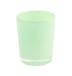 Shiny Lysegrøn Glas Fyrfadsholder, 6.5 cm