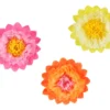 Silkepapir Blomster Dekorationer 35 cm, 3 stk.