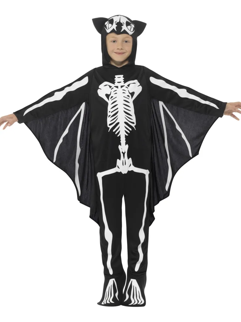 Skelet Flagermus Børnekostume