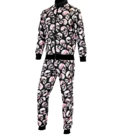 Skelet Tracksuit til Voksne
