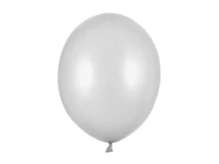Sølv Ballon Metallisk, 30 cm