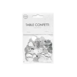 Sølv Hjerte Konfetti, 14gr