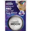 Sølv Metallic Cake Ansigtsmaling - Vegan Make-up