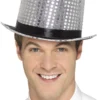 Sølv Paillet Tophat
