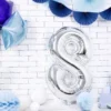 Sølv Tal Ballon 86 cm - 8
