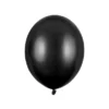 Sort Ballon Metallisk, 23 cm