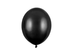 Sort Ballon Metallisk, 23 cm