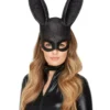 Sort Bunny Maske med Halsbånd