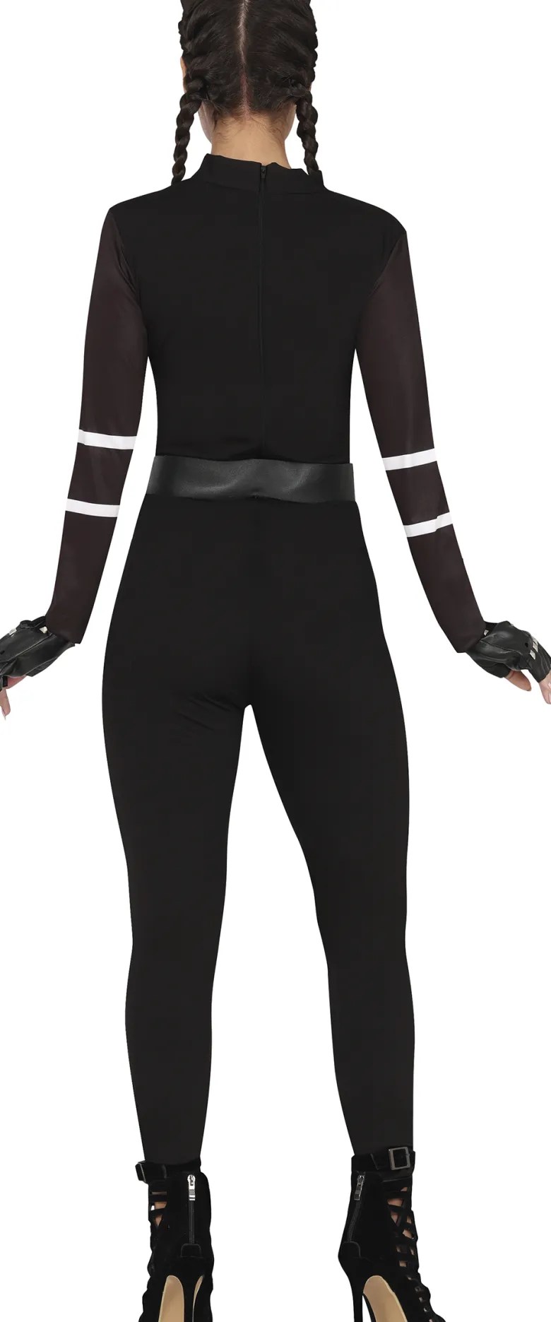 Sort Catwoman Suit - Halloween Kostume