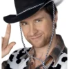 Sort Cowboy hat