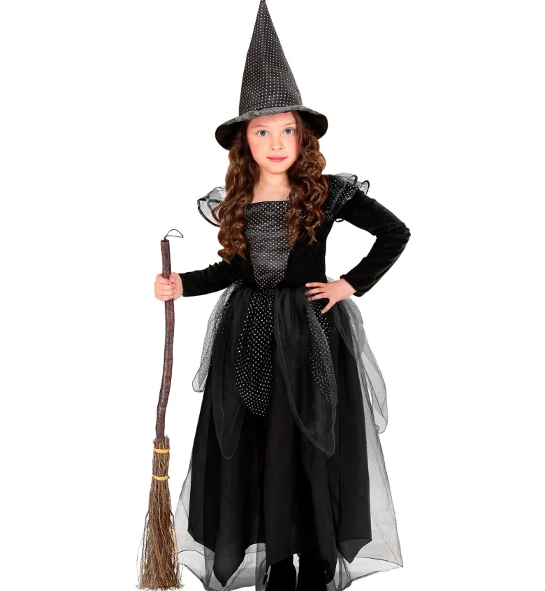 Sort Heks Børnekostume
