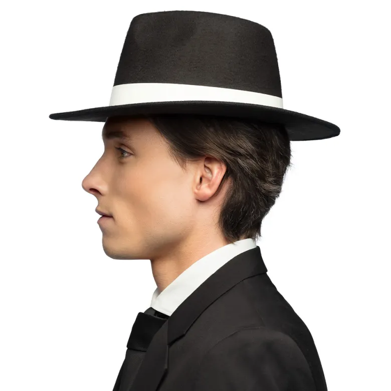 Sort Luksus Gangsterhat