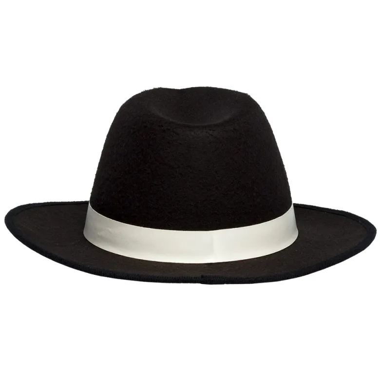 Sort Luksus Gangsterhat