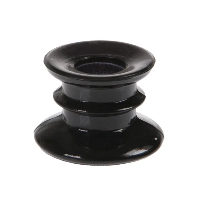 Sort Lysestage, 4 cm