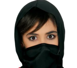 Sort Ninja Kriger - Kostume Til Drenge (3 - 12 år)