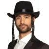 Sort Rabbiner Hat til Voksne