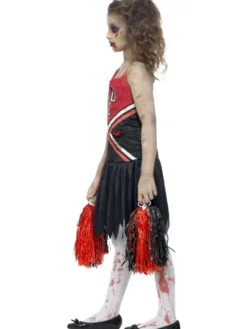 Sort/Rød Zombie Cheerleader,