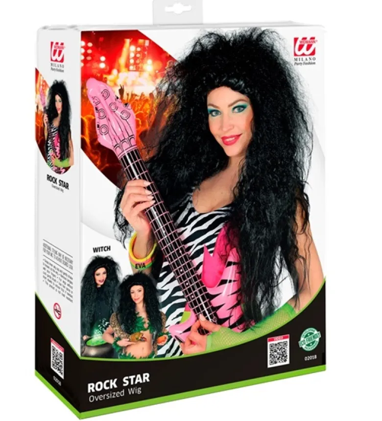 Sort Rock Star Paryk