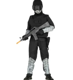 Sort Special Forces Børnekostume