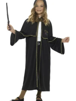 Sort Troldmandskappe ála Harry,