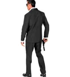 Sort Tuxedo Kostume, Agent Udklædning