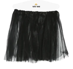 Sort Tylskørt Til Børn (Tutu) - Kort Model (30cm)