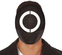 Sort Vagt Maske ala. Squid Game Circle Guard