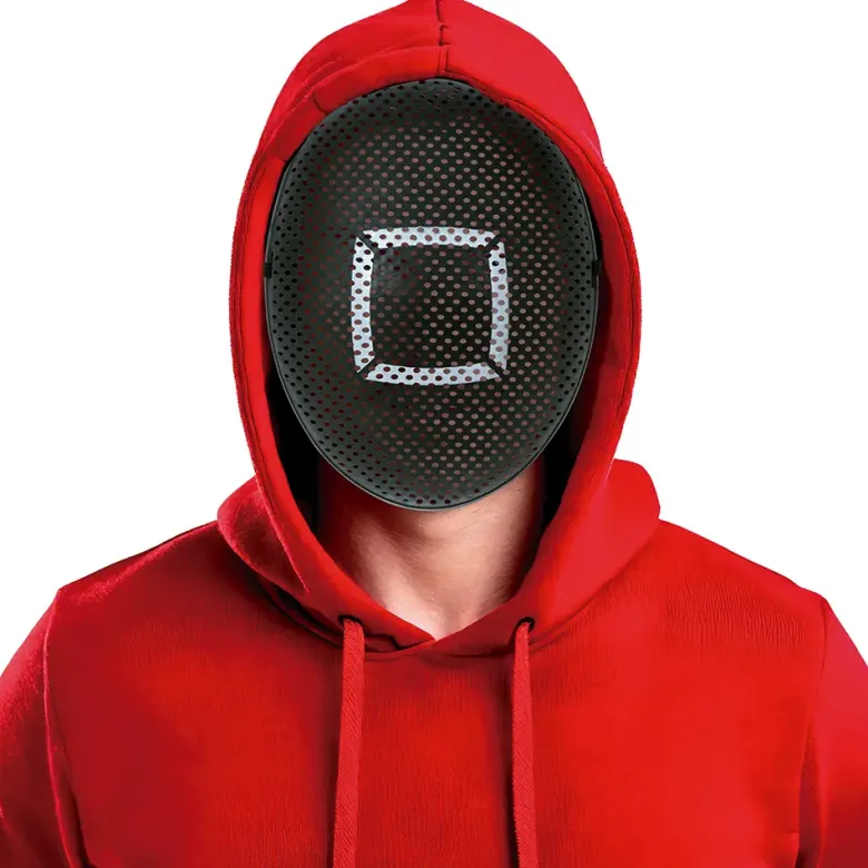Sort Vagt Maske ala. Squid Game Square Guard