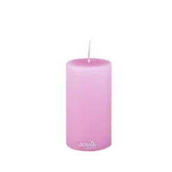 Sovie Højkvalitets Bloklys 5 x 10 cm, Cerise