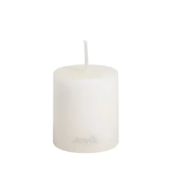 Sovie Højkvalitets Bloklys 5 x 6 cm, Creme