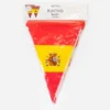 Spansk Vimpel Flagguirlande 10 meter, 20 x 30 cm