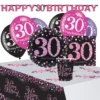 Sparkling Pink Fødselsdags Party in a Box - 30 År