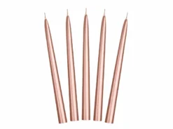 Stagelys Metallisk Rosegold, 10 stk.