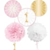 1st Girly Birthday - Dekorations Pakke