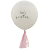 Stor "Big Sister" Ballon m/Tassels, 45 cm