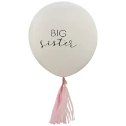 Stor "Big Sister" Ballon m/Tassels, 45 cm