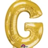 Stor Guld Folie Ballon - Bogstav ''G''