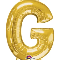 Stor Guld Folie Ballon - Bogstav ''G''