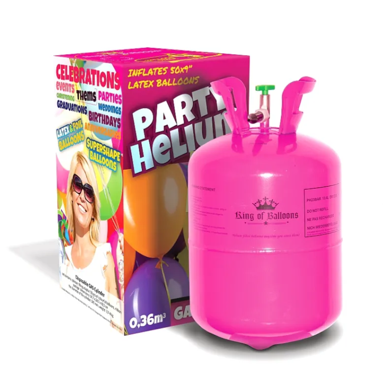 Stor Helium - Helium til 50 stk. 9" Balloner