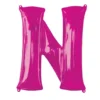 Stor Pink Folie Ballon - Bogstav ''N''