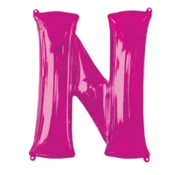 Stor Pink Folie Ballon - Bogstav ''N''
